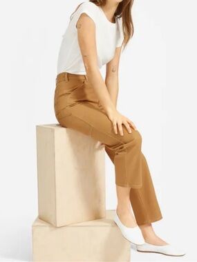 Creative Recreation Women's Camel Brown Straight-Leg Pants
